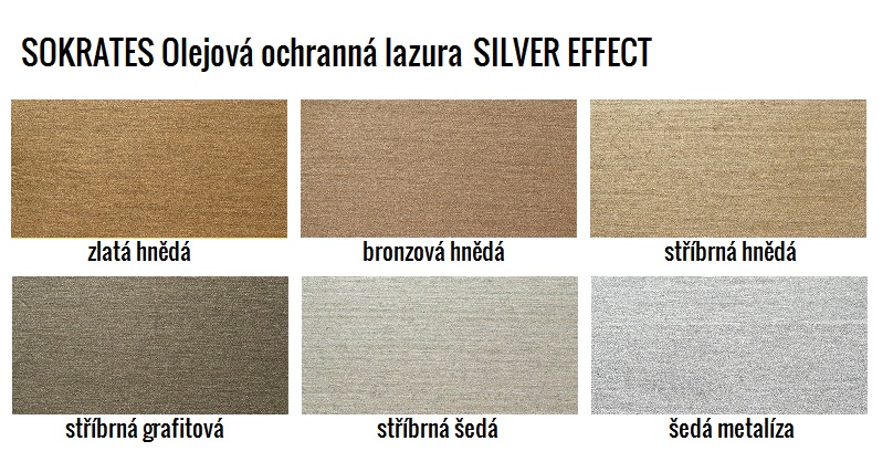 SOKRATES Olejová ochranná lazura SE vzorník
